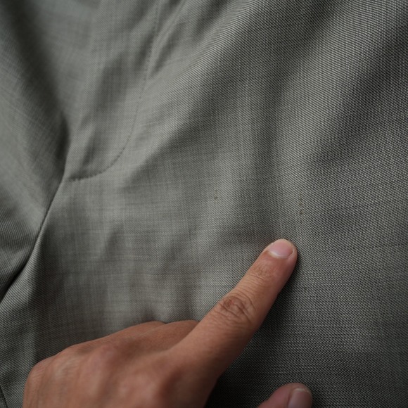 Hugo Boss Dress Pants Men Gray Wool Viscose 34R Measured 33x30.5 - Picture 13 of 13